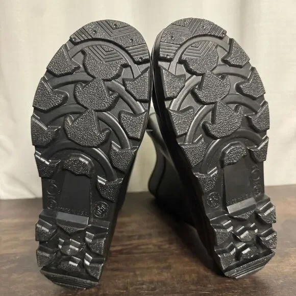 SERVUS Rubber Waterproof PVC Work Boots Plain Soft Toe Men 7 Wmn 9 - Picture 7 of 7